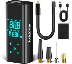Tire Inflator Portable Air Compressor, 150 PSI Air Pump for Car Tires with Digital Pressure GaugeFast Tire Pump Inflation for Car, Motorcycle, Bicycle and Balls