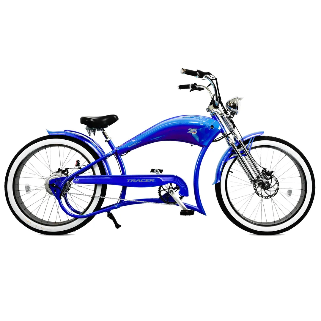 Tracer Twenty5 DS 26" 500W  Dual Spring Electric Chopper Bike