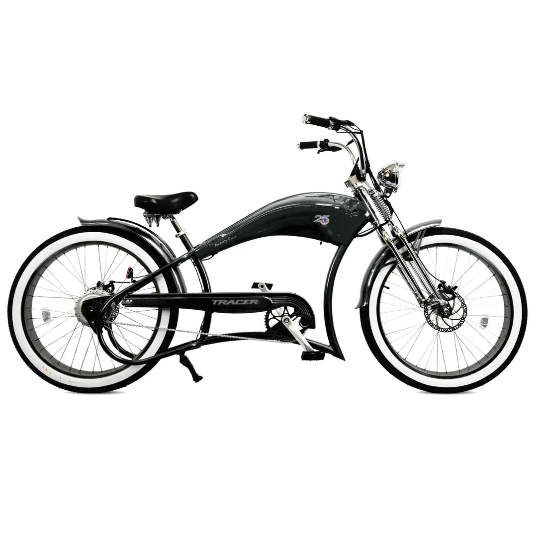 Tracer Twenty5 DS 26" 500W  Dual Spring Electric Chopper Bike