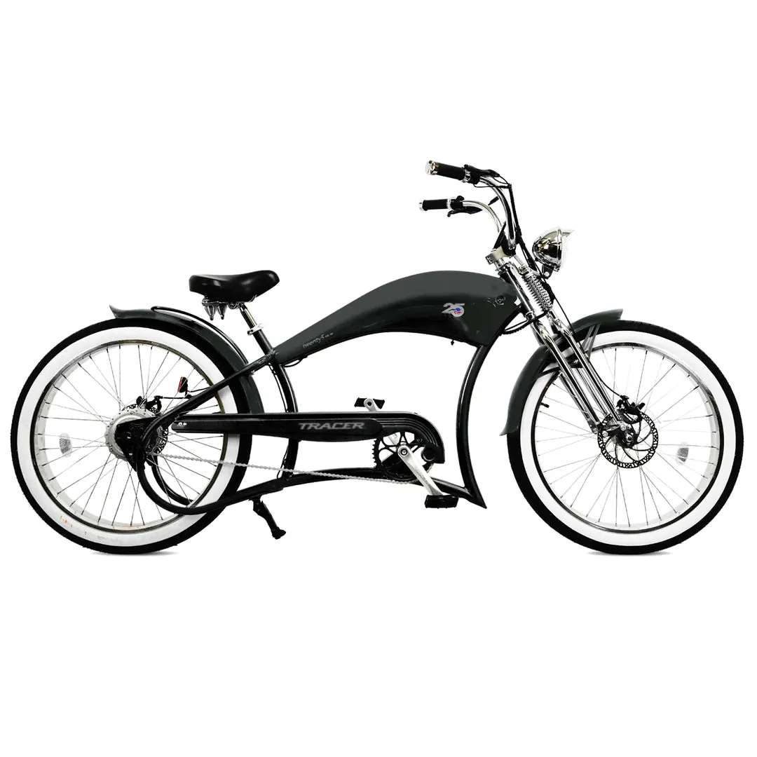 Tracer Twenty5 DS 26" 500W  Dual Spring Electric Chopper Bike