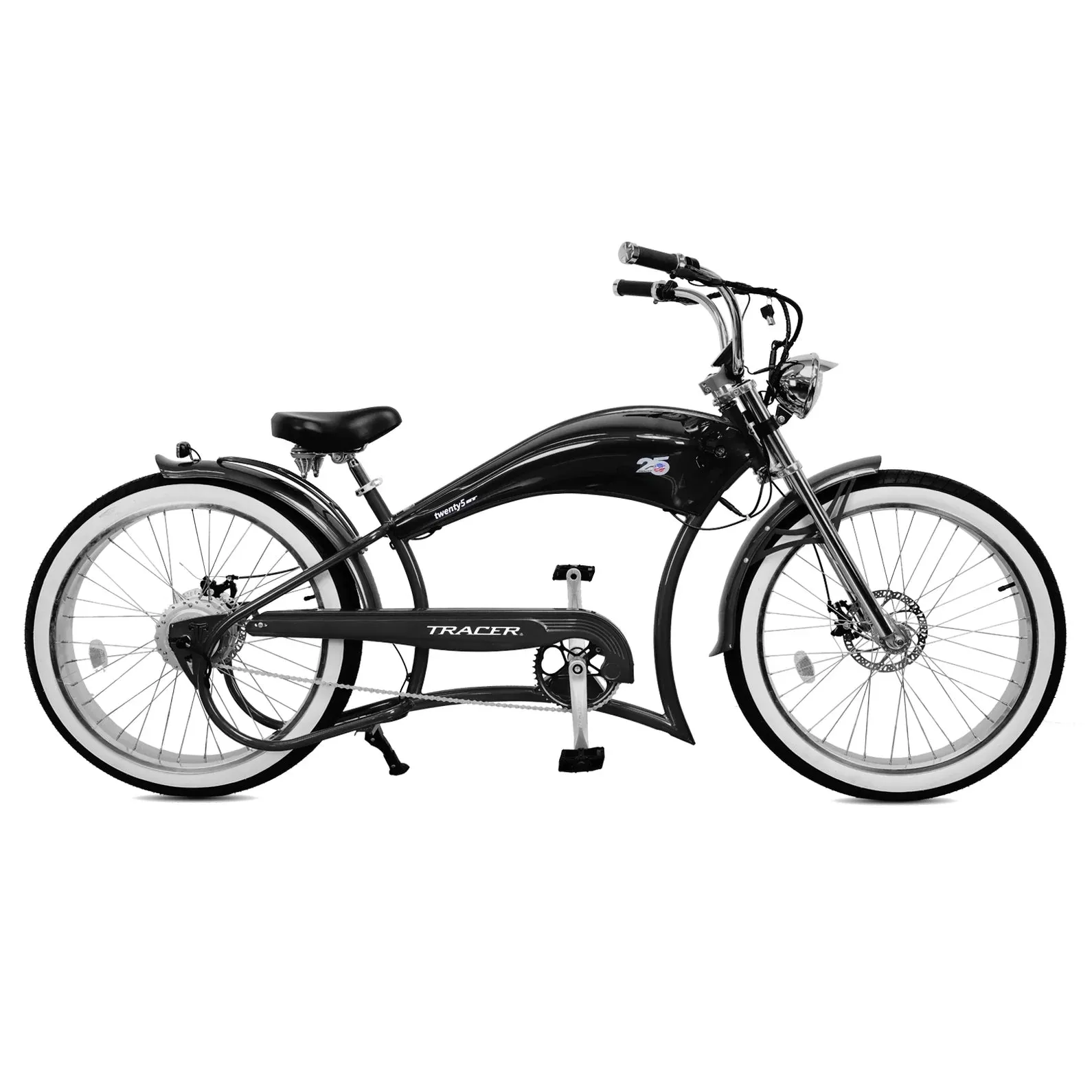 Tracer Twenty5 GT 500W 26" Electric Chopper Bike 500W