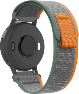 Trail Loop Nylon 20mm Watch Bands Compatible with Garmin Forerunner 55/165/Vivoactive 5/6,Soft Breathable Adjustable Sports Replacement Strap for Garmin Venu Sq 2/Sq/Venu Men Women