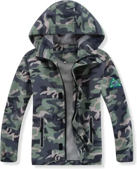 Waterproof Kids Rain Jackets With Hood,Lightweight Toddler Raincoat For Boys GirlsKids Clothes Windbreaker Jacket